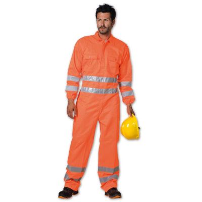 High visibility zipper suit 870 hv