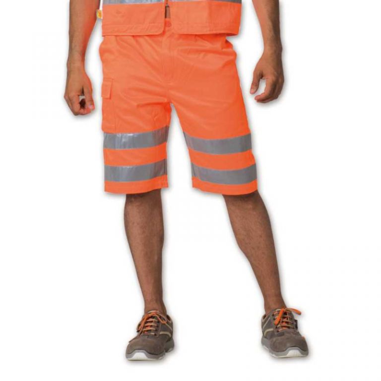 Bermuda with high visibility pocket "Berm / hvt"