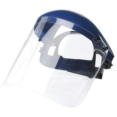 Tipping half cover with nitrogen splash protection visor