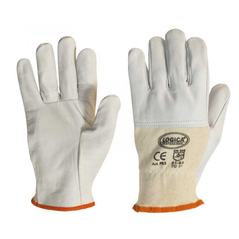 Guantes para niños, espalda inferior de punto, borde "Pk3-p3"