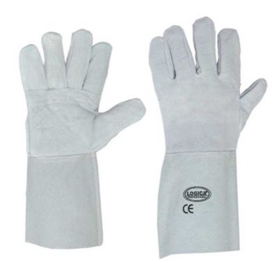 Split-gloves,-reinforced-palm-with-sleeve-15-cm-"27rl".-Packs-of-10-pairs