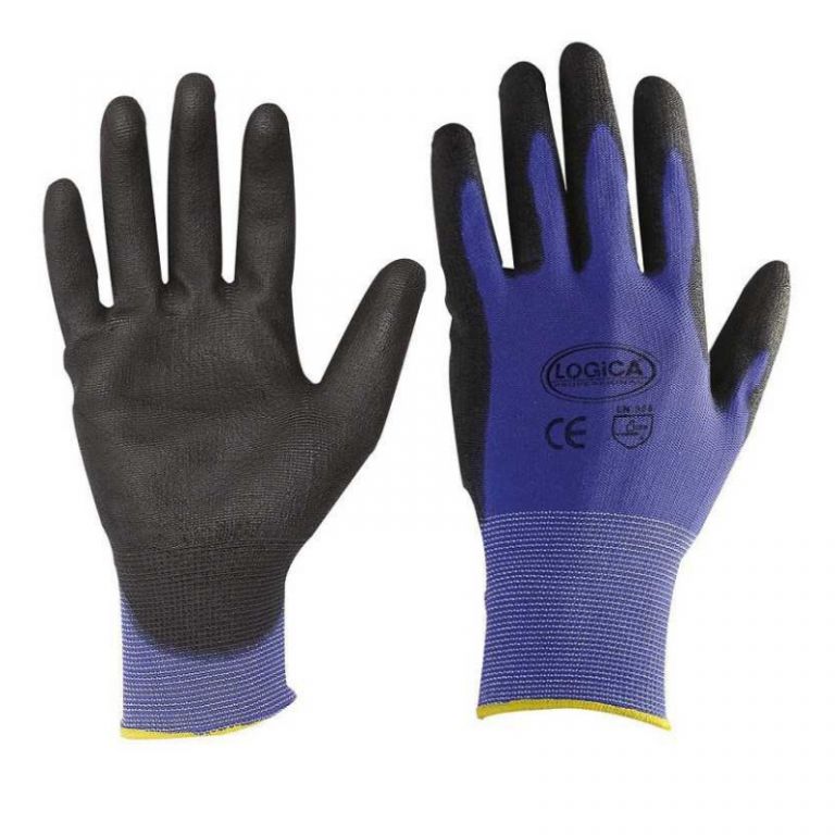 Gloves nylon thread processing and 18 needle fin "Tecnolight"