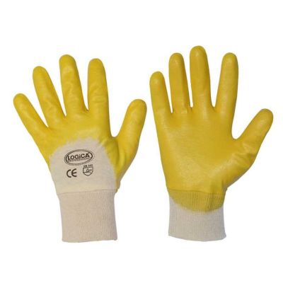 Guantes de algodón recubierto nbr 0158plus