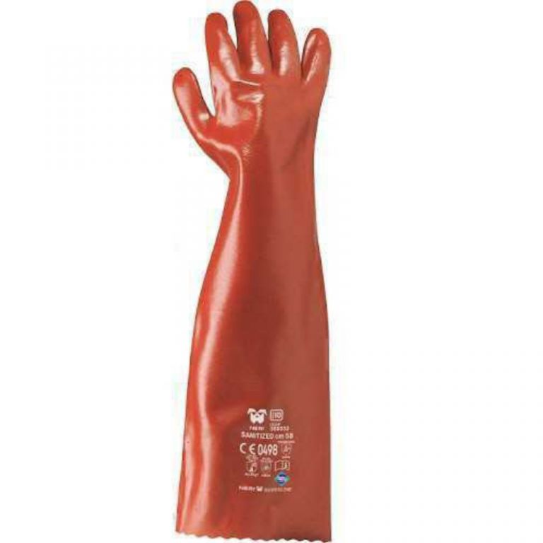 "17pvc60" anti-säure-pvc-handschuhe