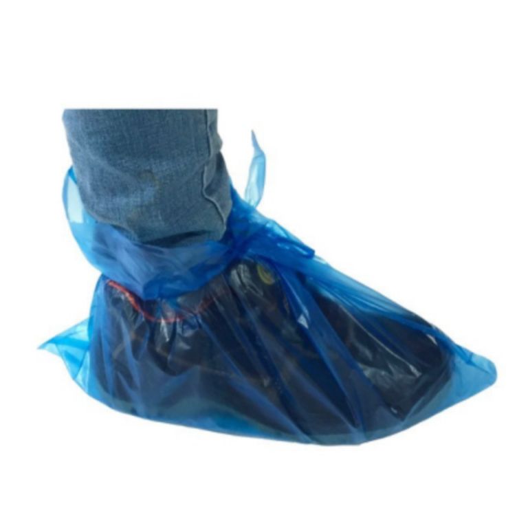 Funda zapatos hd azul paquete 100 0pzs (100 rollos de 10 pzs)