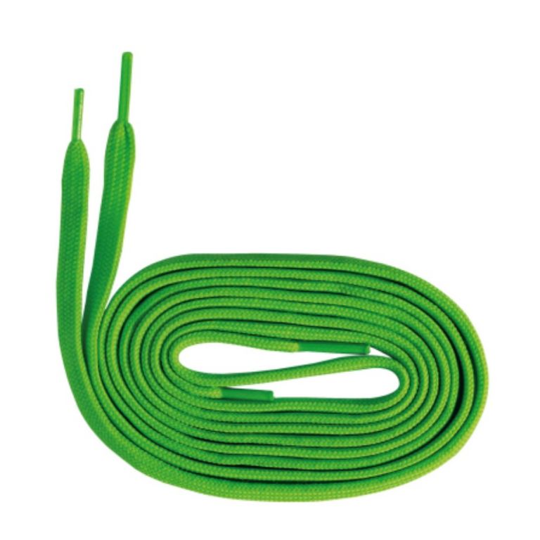 1 Paio stringhe verde fluo 110 cm