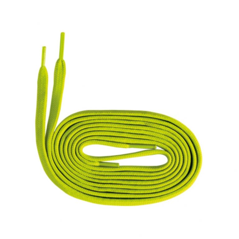 1 pair of fluo yellow strings 110 cm