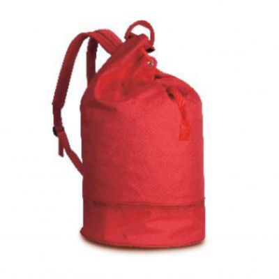 Bolsa de playa de nylon con soporte para zapatos rojo