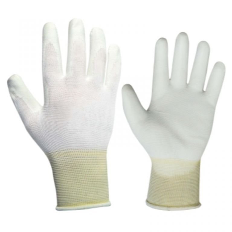 Guanti nylon finezza bianco