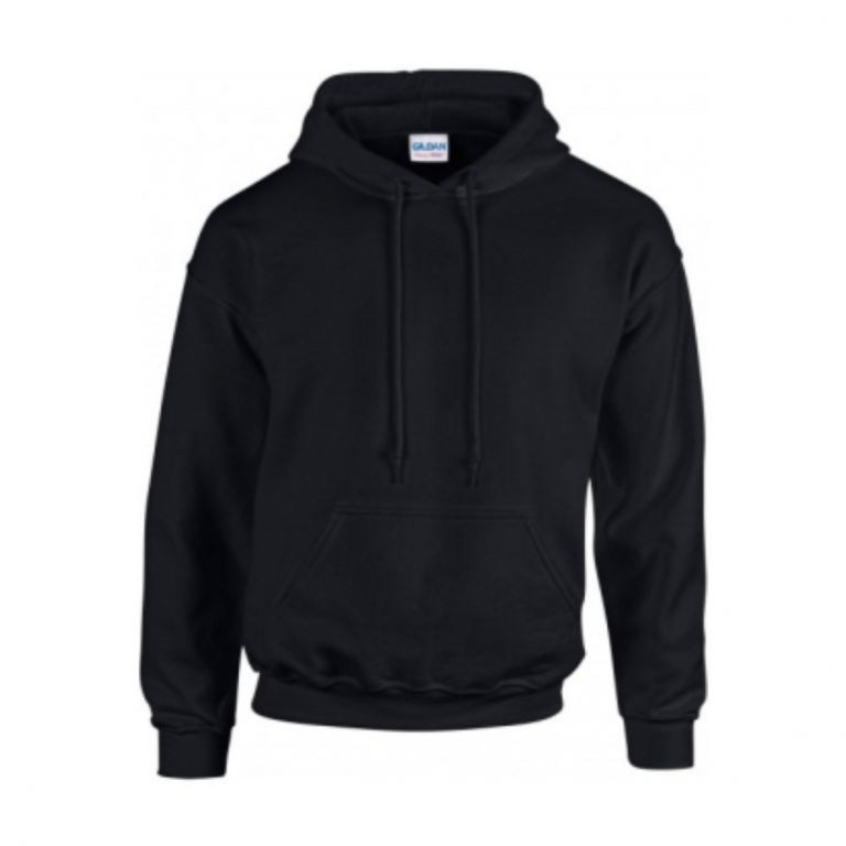 Sweatshirt with hood pocket pocket black