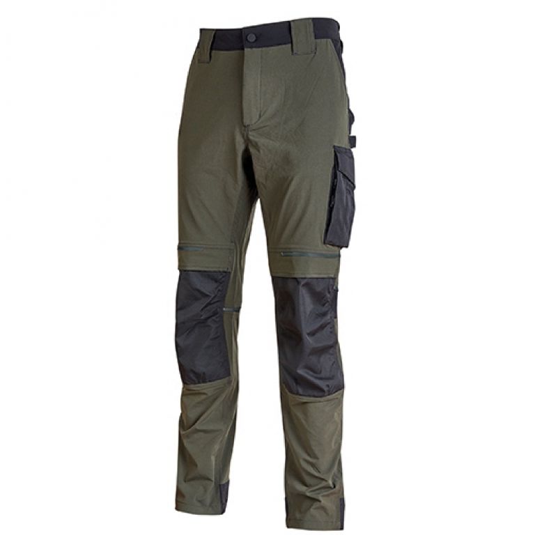 Pantaloni da lavoro " atom " dark green