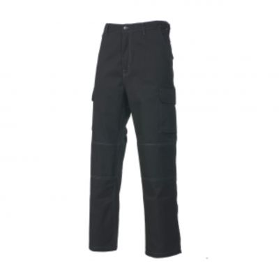 Black-poly-cotton-trousers-with-pocket