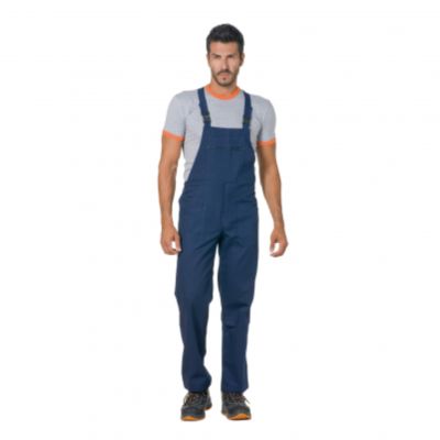 Blue cotton dungarees