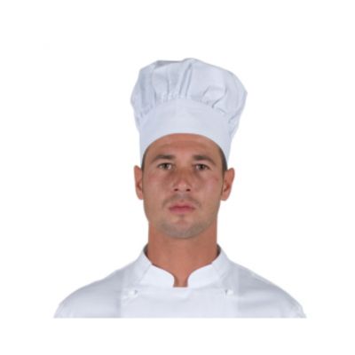 White mushroom shape chef hat