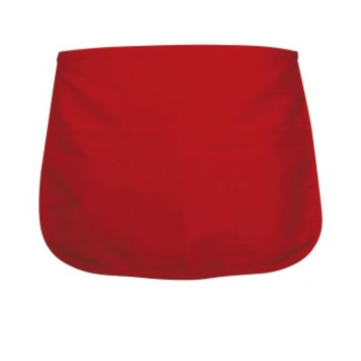 Rote polycotton-schürze für bar