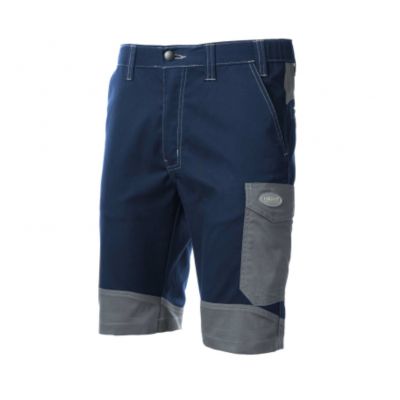 Bermudas de polic algodón stretch azul / gris GUANTIFICIO SENESE