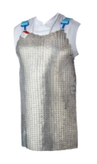 Apron with aluminum plates 75x55