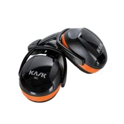 Casque orange pour casque