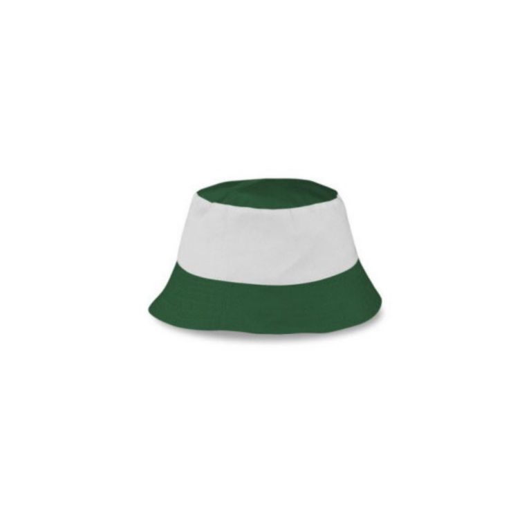Cappellino rotondo verde