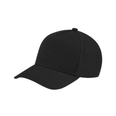 Cappello con tesa 100% cotone nero