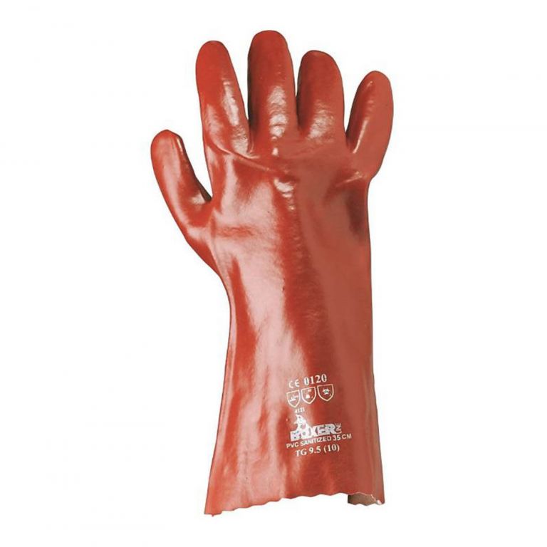 Gants pvc antiacide cm.35 ce "17pvc35"