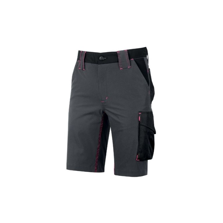 Bermuda lady gray fuchsia in very comfortable fabric resistant and soft on the skin