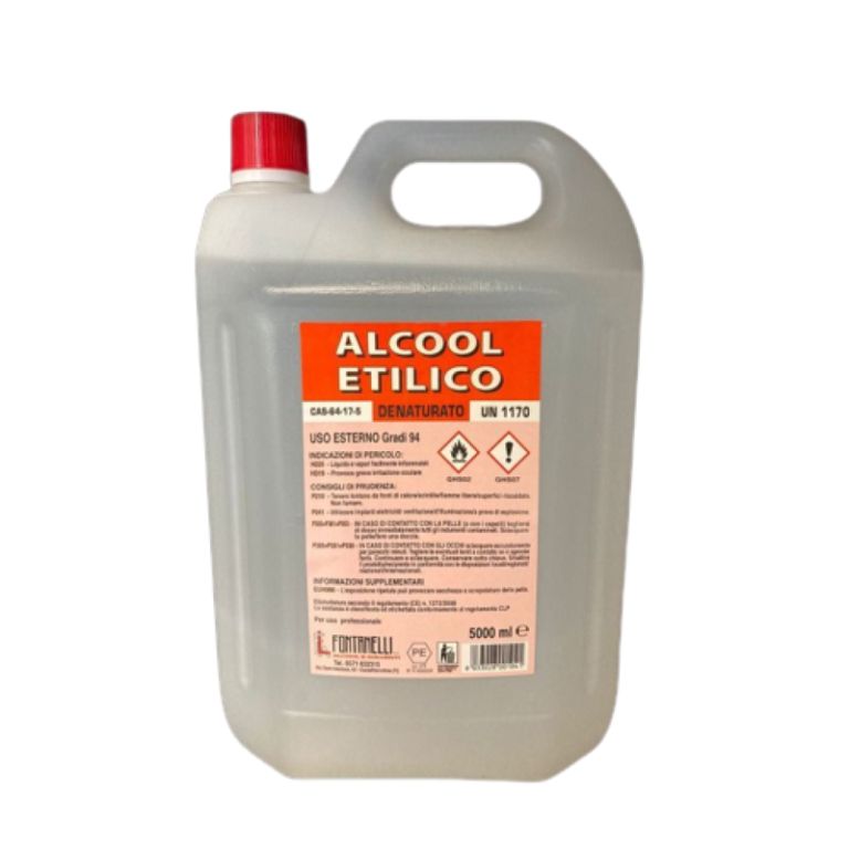 Denatured alcohol 5 liter tank