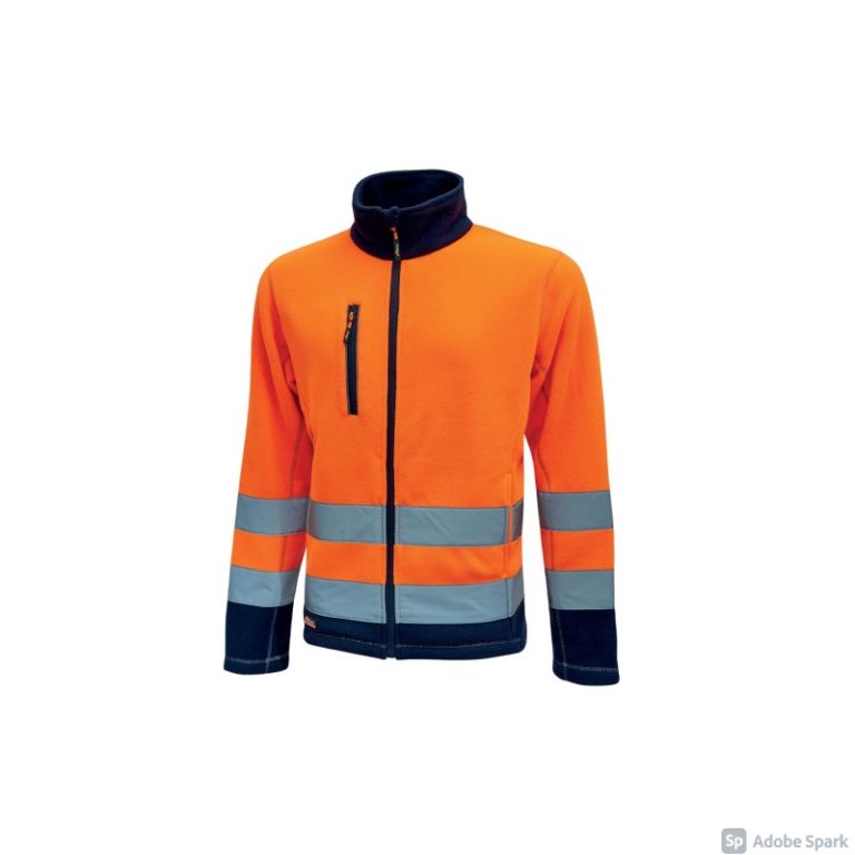 "boing" work jacket orange fluo