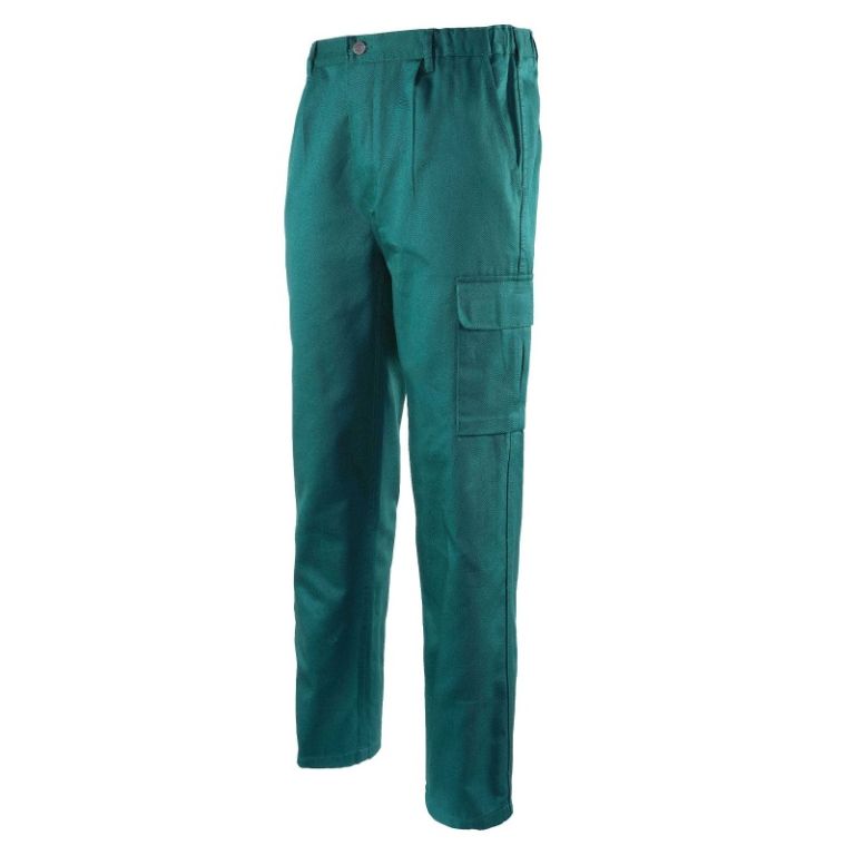 Базовые зеленые брюки