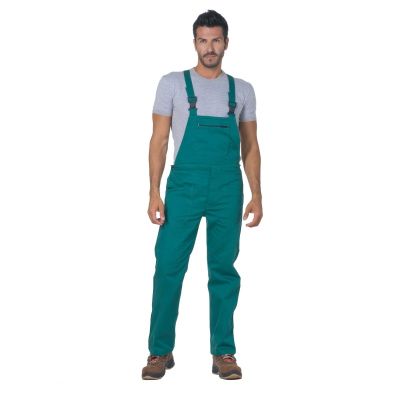 Blue cotton dungarees