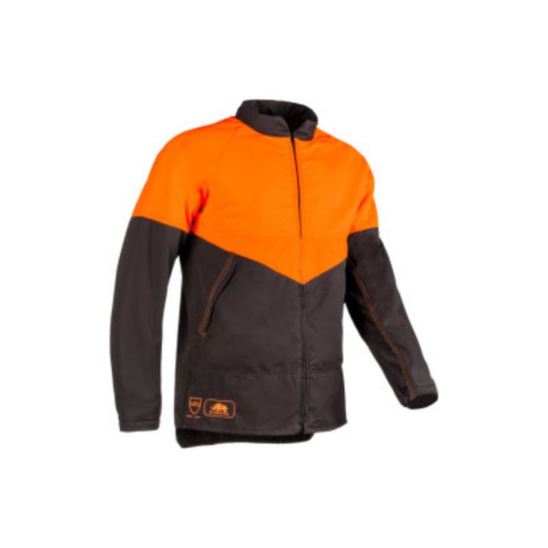 Class 1 orange / gray anti-cut jacket