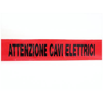 Warning tape for fences 200 cm beware of gas pipe