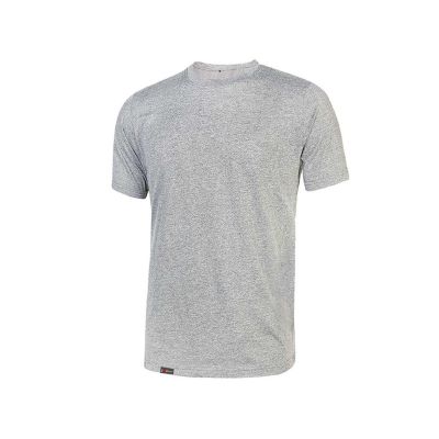 T-shirt-da-lavoro-U-Power-Linear-Grey-Silver-EY205GS
