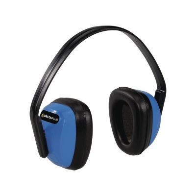 Casque anti-bruit couleur noir/bleu "spa3" Delta plus