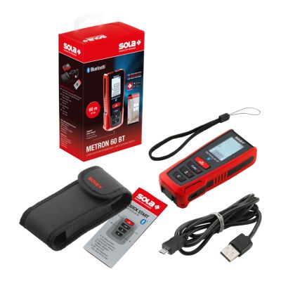 Laser distance meter 60 meters Metron 60 BT Sola