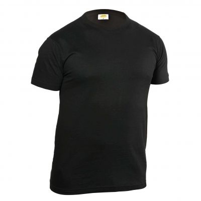 Camiseta básica cuello redondo negro