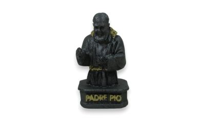 Padre Pio lava stone bust Panza