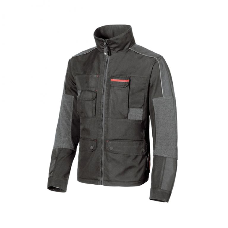 Arbeitsjacke "Engine" black carbon