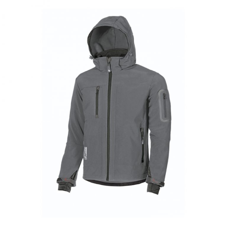 Arbeitsjacke "Metropolis" grau meteorit