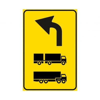 Class-1-plate-40x60-fig.-410-/-a-"notice-of-detour-recommended-trucks"