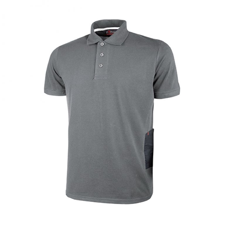 Work polo "Gap" gray meteorite