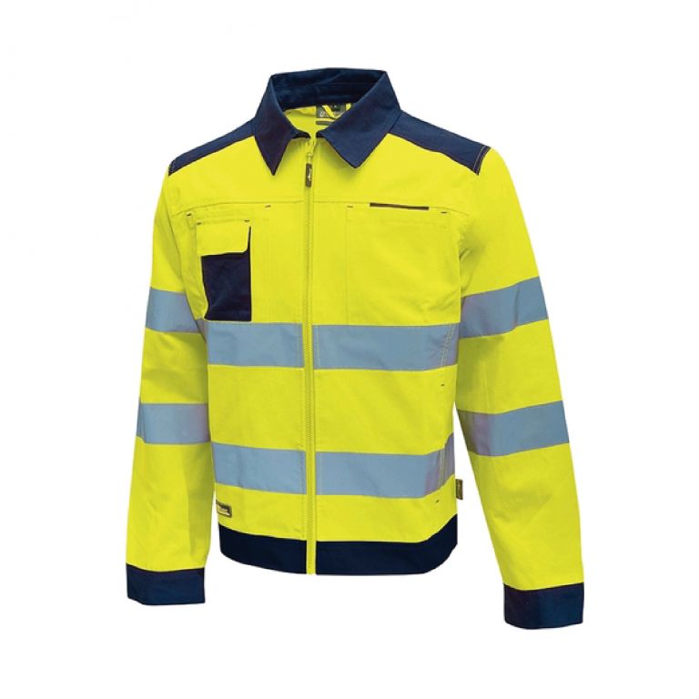 Work jacket "Glare" yellow fluo