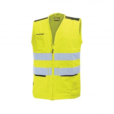 Gilet de travail Smart jaune fluo