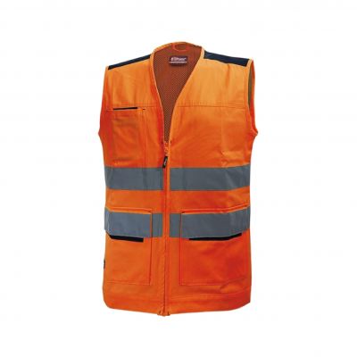 Work-vest-"Smart"-orange-fluo