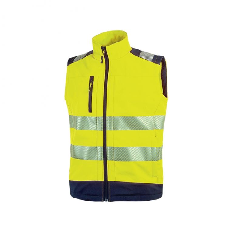 Work vest "Dany" yellow fluo
