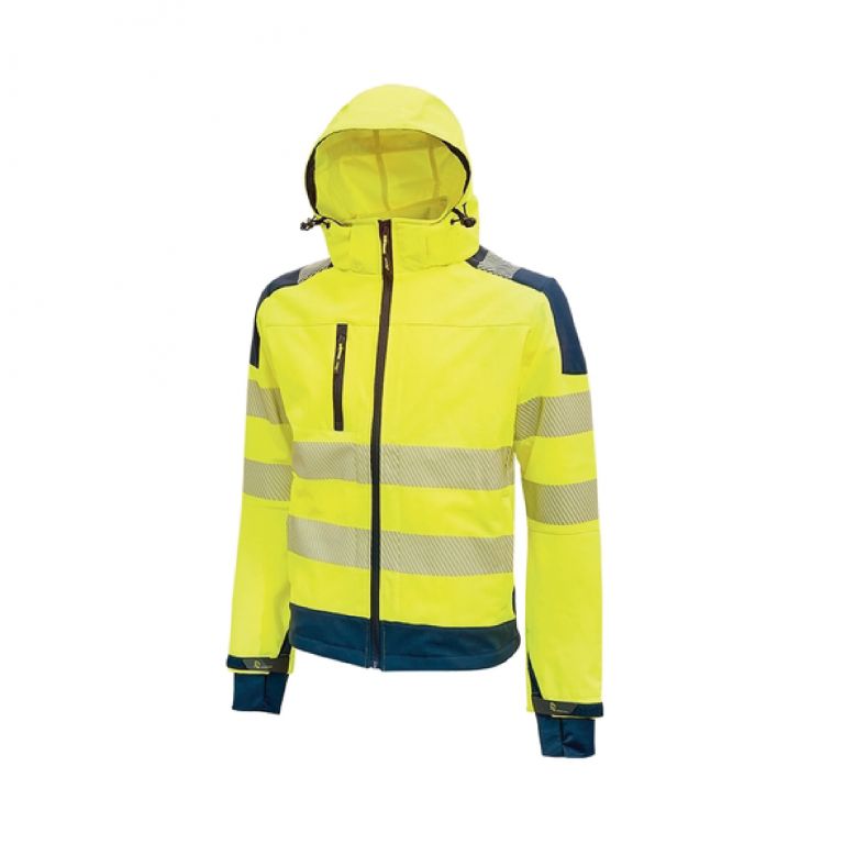 Veste de travail "Miky" jaune fluo