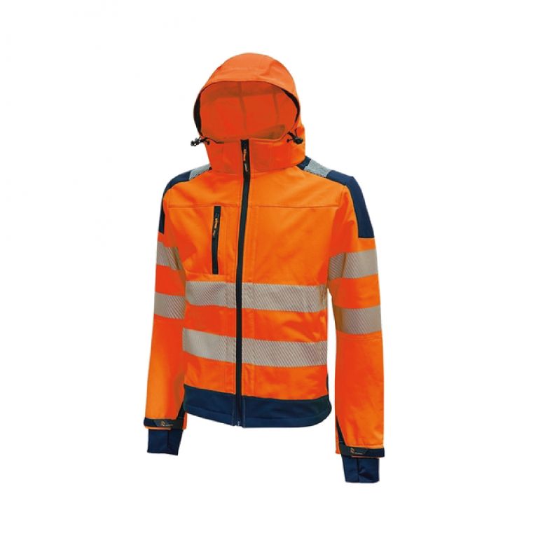 Giacca da lavoro " miky " orange fluo