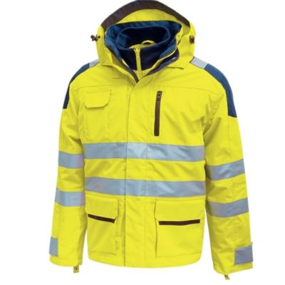 Work-jacket-"Backer"-yellow-fluo