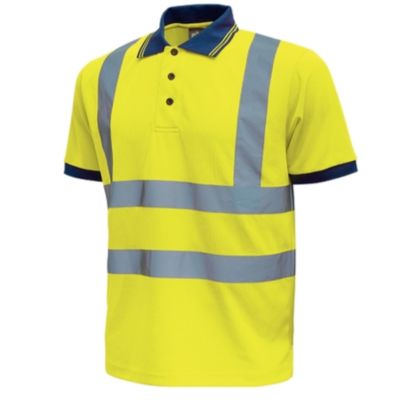 Polo de trabajo Neon amarillo fluo