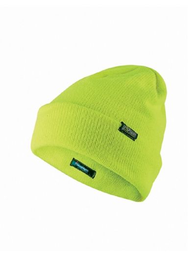 Berretto cappello " one " yellow fluo